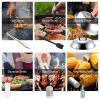 31Pcs Griddle Accessories Kit Flat Top Grill Accessories For Camp Chef with Spatulas Griddle Press Basting Cover Spice Shakers Vegetable Forks Steel S