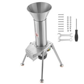 1100W Electric Fruit Apple Crusher, SUS304 Freestanding Crushing Machine, Grinds Whole Apples Up to 3.15" Dia, 164 KG/H Capacity