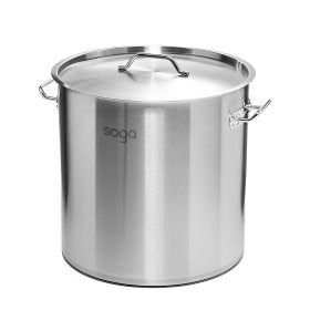 13.2 Gallon Top Grade Thick Stainless Steel Stock Pot 18/10