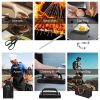 31Pcs Griddle Accessories Kit Flat Top Grill Accessories For Camp Chef with Spatulas Griddle Press Basting Cover Spice Shakers Vegetable Forks Steel S