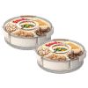 2Pcs Divided Serving Tray with Lid and Handle 360° Rotatable Snack Box Container with 6 Dividers Clear Portable Snack Platters for Fruit Candy Nut Sna