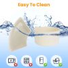 2Pcs Divided Serving Tray with Lid and Handle 360° Rotatable Snack Box Container with 6 Dividers Clear Portable Snack Platters for Fruit Candy Nut Sna