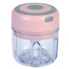 Mini Electric Garlic Chopper 8.45OZ Cordless Garlic Mincer Food Chopper Rechargeable Food Blender Chili Nut Onion Pepper Meat Ginger Baby Food