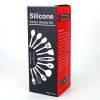 11Pcs Silicone Cooking Utensil Set Heat Resist Wooden Handle Silicone Spatula Turner Ladle Spaghetti Server Tongs Spoon Egg Whish Kitchenware Set w/ H