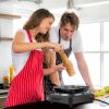 1000W Electric Infrared Single Burner Portable Heating Hot Plate Stove Countertop RV Hotplate with 7.5” Glass Cooktop Stepless Temperature Adjustments